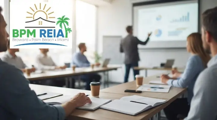 Investors attending a two-day real estate training workshop in Florida